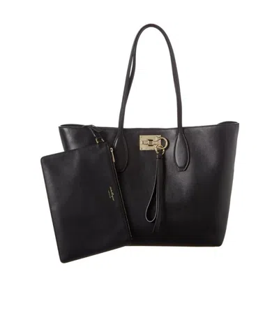 Ferragamo Logo Package In Black