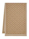 Ferragamo Jacquard Stole With Feline Motif