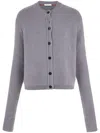 Ferragamo Long-sleeved Sweater In Grau