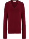 Ferragamo Logo-plaque Jumper In Red