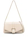Ferragamo Women Small Leather Crossbody Bag In Grey