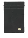 Ferragamo Logo-plaque Wallet In Black