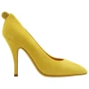 Ferragamo Salvatore  Ladies Yellow Suede Gancini Pumps In Yellow