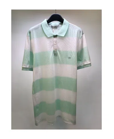 Ferragamo Logo Polo Shirt In Gray