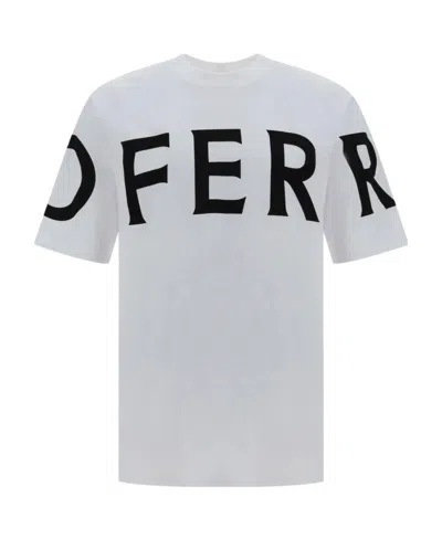 FERRAGAMO LOGO-PRINT COTTON T-SHIRT