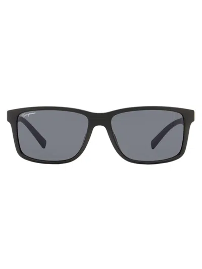 Ferragamo Logo-print Sunglasses In Black