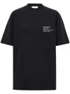 Ferragamo Surrealist Printed Crewneck T-shirt In Black