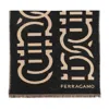 Ferragamo Logo Scarf In Black