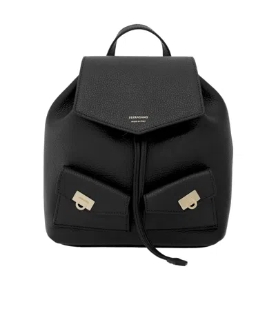 Ferragamo Logo Printed Backpack