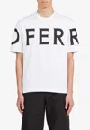 Ferragamo White Oversize Cotton T-shirt In White