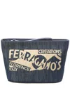 Ferragamo F. Signature Pouch In Black