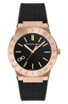 Ferragamo Gancini 41mm In Ip Rose Gold