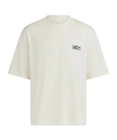 Ferragamo Logo Round-necked T-shirt In White