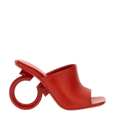 FERRAGAMO LOGO SANDALS
