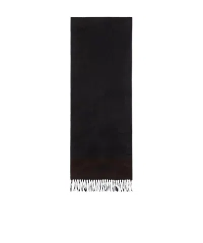 Ferragamo Logo Scarf In Black