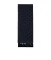 Ferragamo Logo Scarf In Black