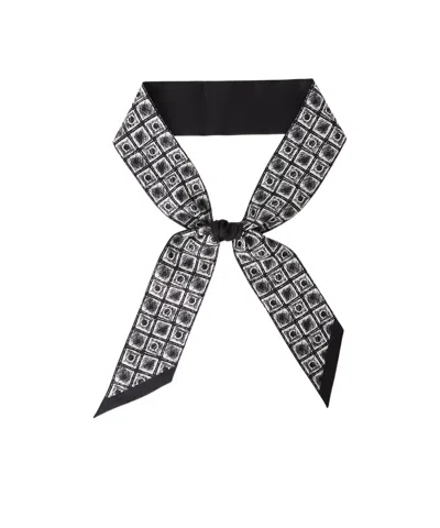 Ferragamo Logo Scarf In Black