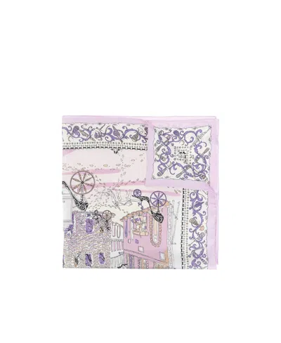 Ferragamo Logo Scarf In White