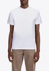 Ferragamo Logo Short-sleeved T-shirt In White