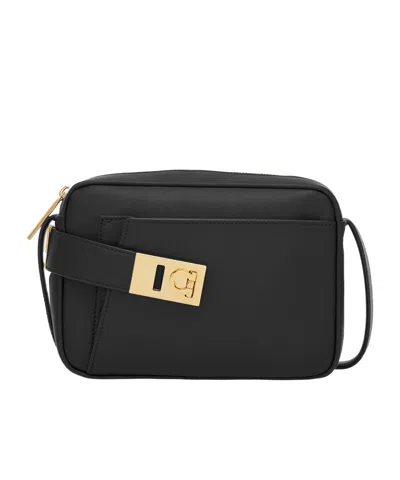 Ferragamo Camera Case Crossbody Bag In Black