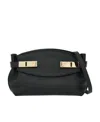 Ferragamo Hug Shoulder Bag In Black