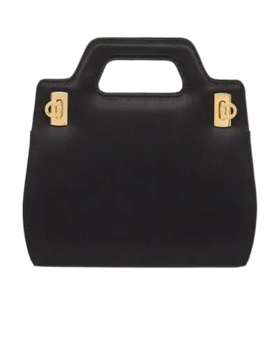 FERRAGAMO LOGO SHOULDER BAG