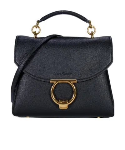 FERRAGAMO LOGO SHOULDER BAG