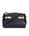 Ferragamo Hug Small Shoulder Bag In Black