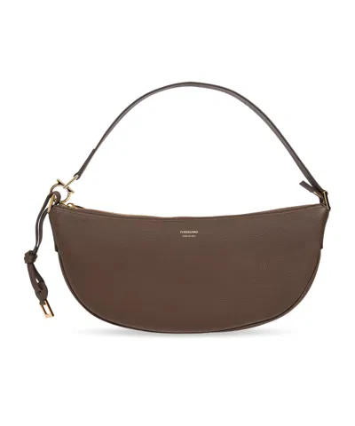 FERRAGAMO LOGO SHOULDER BAG