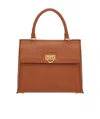 Ferragamo Logo Shoulder Bag In Brown