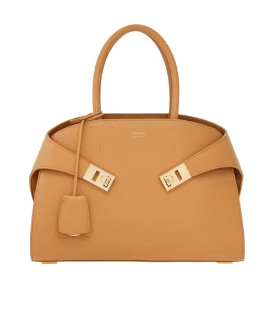 FERRAGAMO LOGO SHOULDER BAG