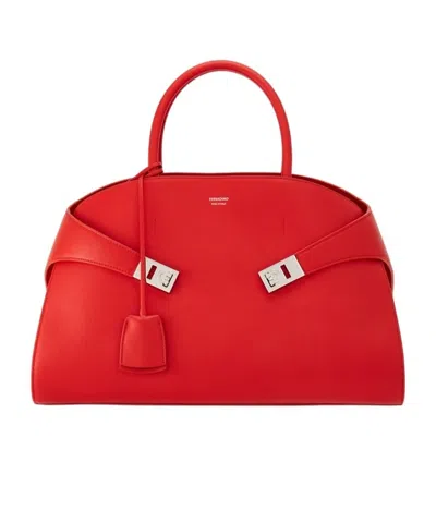 FERRAGAMO LOGO SHOULDER BAG