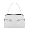 Ferragamo Large Hug Shoulder Bag In White