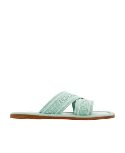 FERRAGAMO LOGO SLIPPERS