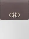 Ferragamo Logo Snap Slots Card Holder