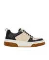Ferragamo Multicolor Gancini Sneaker In Black
