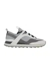 Ferragamo Lace-up Low-top Sneakers In Gray