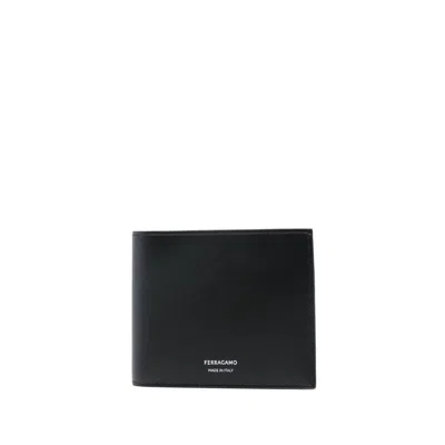 FERRAGAMO LOGO STAMP BI-FOLD WALLET