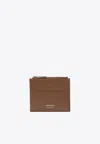 Ferragamo Brown Calf Leather Wallet With Refined Finish In Brown