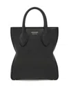 Ferragamo Tote Bag With Adjustable Strap And Top Handles In Black