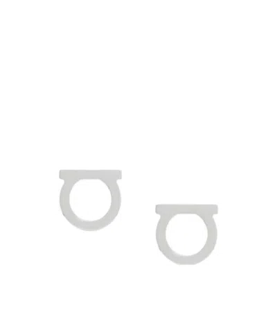 FERRAGAMO SALVATORE FERRAGAMO CLASSIC GANCINI LOGO EARRINGS