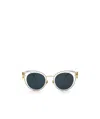 Ferragamo Logo Sunglasses In Blue