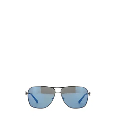 Ferragamo Logo Sunglasses In Blue