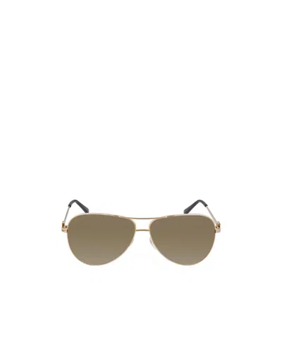 Ferragamo Logo Sunglasses In Gray