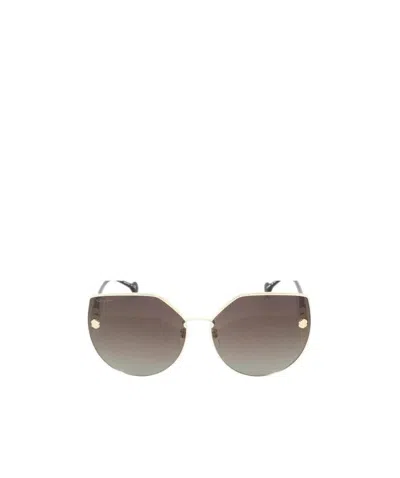 Ferragamo Logo Sunglasses In Gray