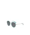 Ferragamo Logo Sunglasses In Gray