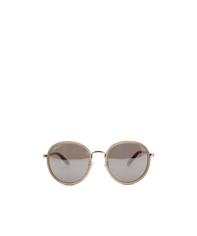 Ferragamo Logo Sunglasses In Gray