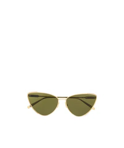Ferragamo Logo Sunglasses In Green