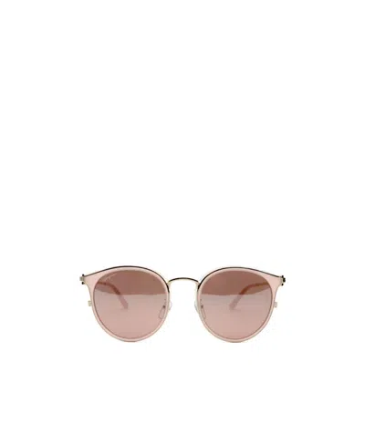 Ferragamo Logo Sunglasses In Nude