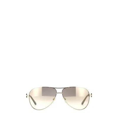 Ferragamo Logo Sunglasses In White